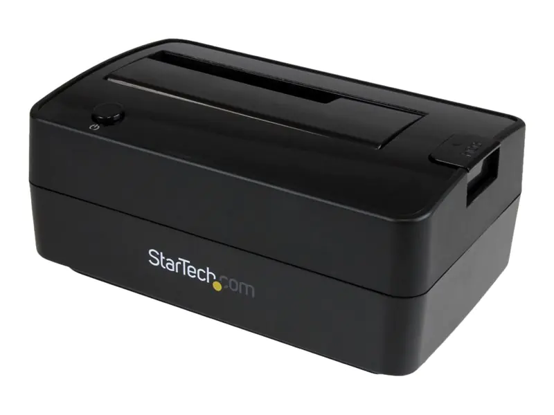 StarTech Dockingstation für 2,5 / 3,5" SATA Laufwerke - USB 3.1 (USB-A, USB-C) oder eSATA - USB A und USB C Kabel enthalten - HDD-Dockingstation Schächte: 1 - 2.5", 3.5" (6.4 cm, 8.9 cm) - SATA 6Gb/s - 600 MBps - eSATA, USB 3.1 (Gen 2) - Schwarz