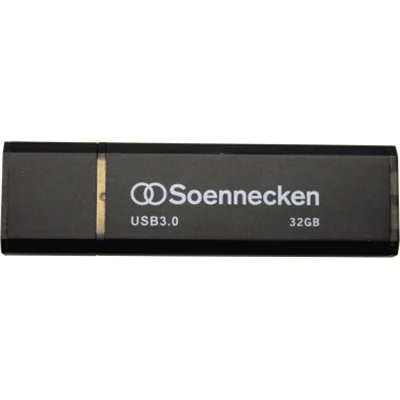Soennecken USB-Stick 71618 3.0 32GB schwarz/silber Soennecken USB-Stick 71618 3.0 32GB schwarz/silber