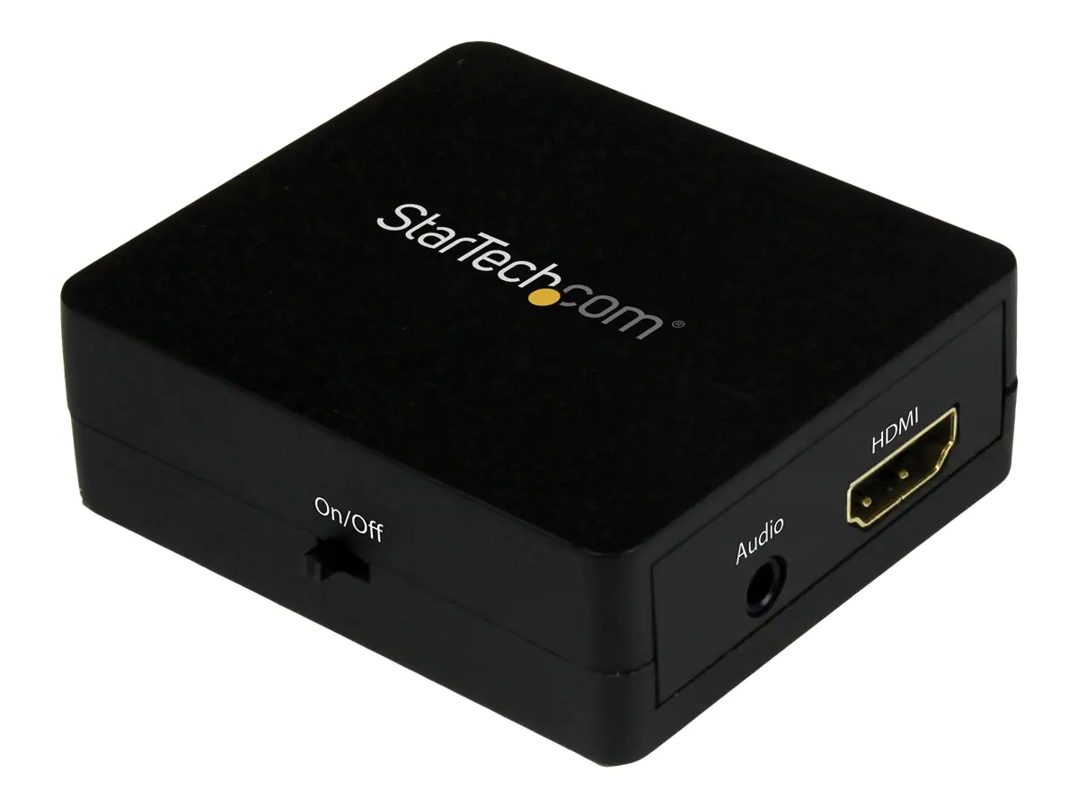 StarTech HDMI Audio Extractor - HDMI auf 3,5mm Audio Konverter - 2.1 Stereo Audio - 1080p - HDMI-Audiosignal-Extractor