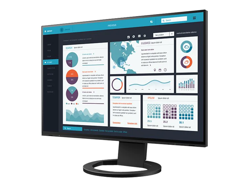 EIZO FlexScan EV2495-BK - Mit FlexStand - LED-Monitor - 61.1 cm (24.1") - 1920 x 1200 - IPS - 350 cd/m² - 1000:1 - 5 ms - HDMI, DisplayPort, USB-C - Lautsprecher - Schwarz EIZO FlexScan EV2495-BK - Mit FlexStand - LED-Monitor - 61.1 cm (24.1") - 1920 x 1200 - IPS - 350 cd/m² - 1000:1 - 5 ms - HDMI, DisplayPort, USB-C - Lautsprecher - Schwarz