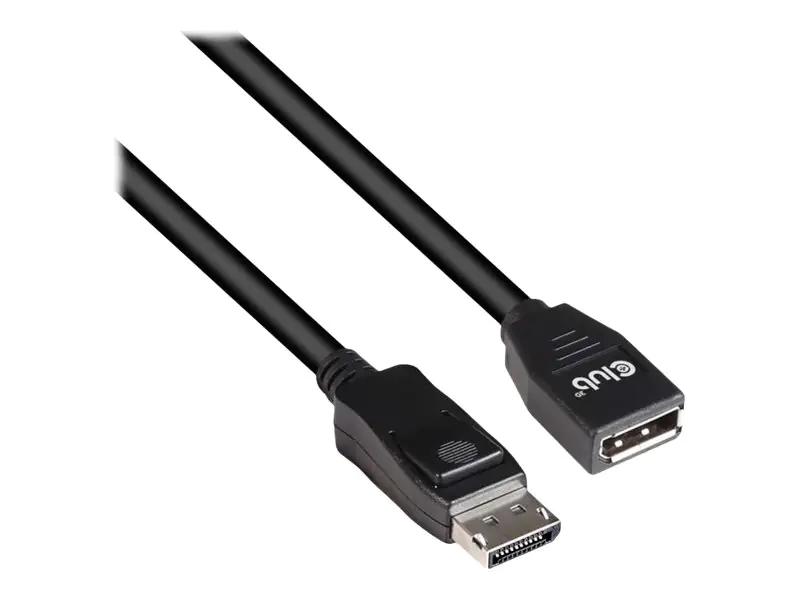 Club 3D - DisplayPort-Verlängerungskabel - DisplayPort (M) zu DisplayPort (W) - DisplayPort 1.4 - 2 m - 8K Unterstützung Club 3D - DisplayPort-Verlängerungskabel - DisplayPort (M) zu DisplayPort (W) - DisplayPort 1.4 - 2 m - 8K Unterstützung