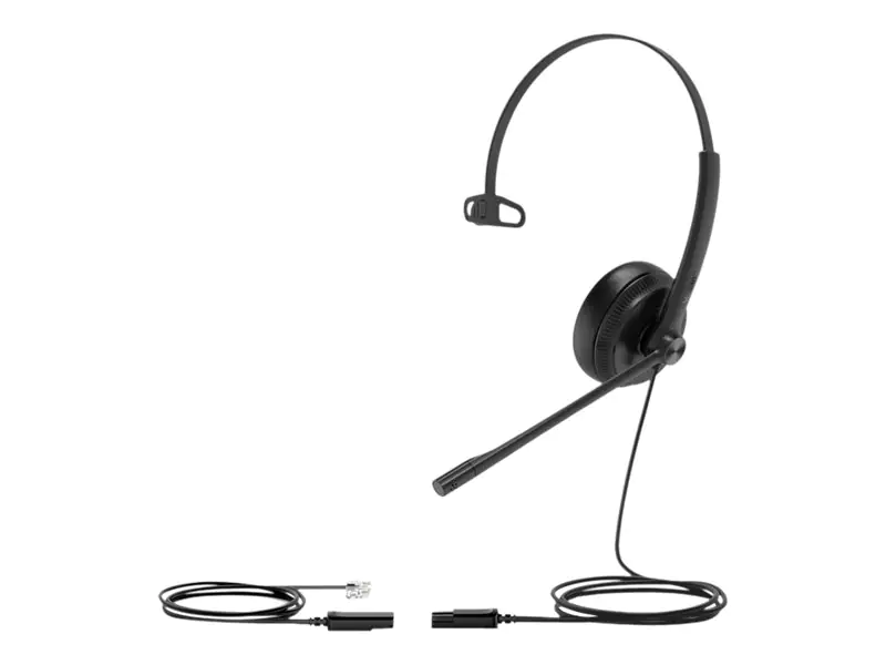 Yealink YHS34 Mono - Headset - On-Ear - kabelgebunden - Schwarz