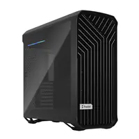 Fractal Design Torrent - Tower - E-ATX - Seitenteil mit Fenster (gehärtetes Glas) - keine Spannungsversorgung (ATX) - Schwarz - USB/Audio