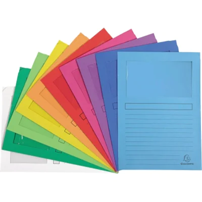 Exacompta Fenstermappe FOREVER DIN A4 sortiert 10 St./Pack. Exacompta Fenstermappe FOREVER DIN A4 sortiert 10 St./Pack.