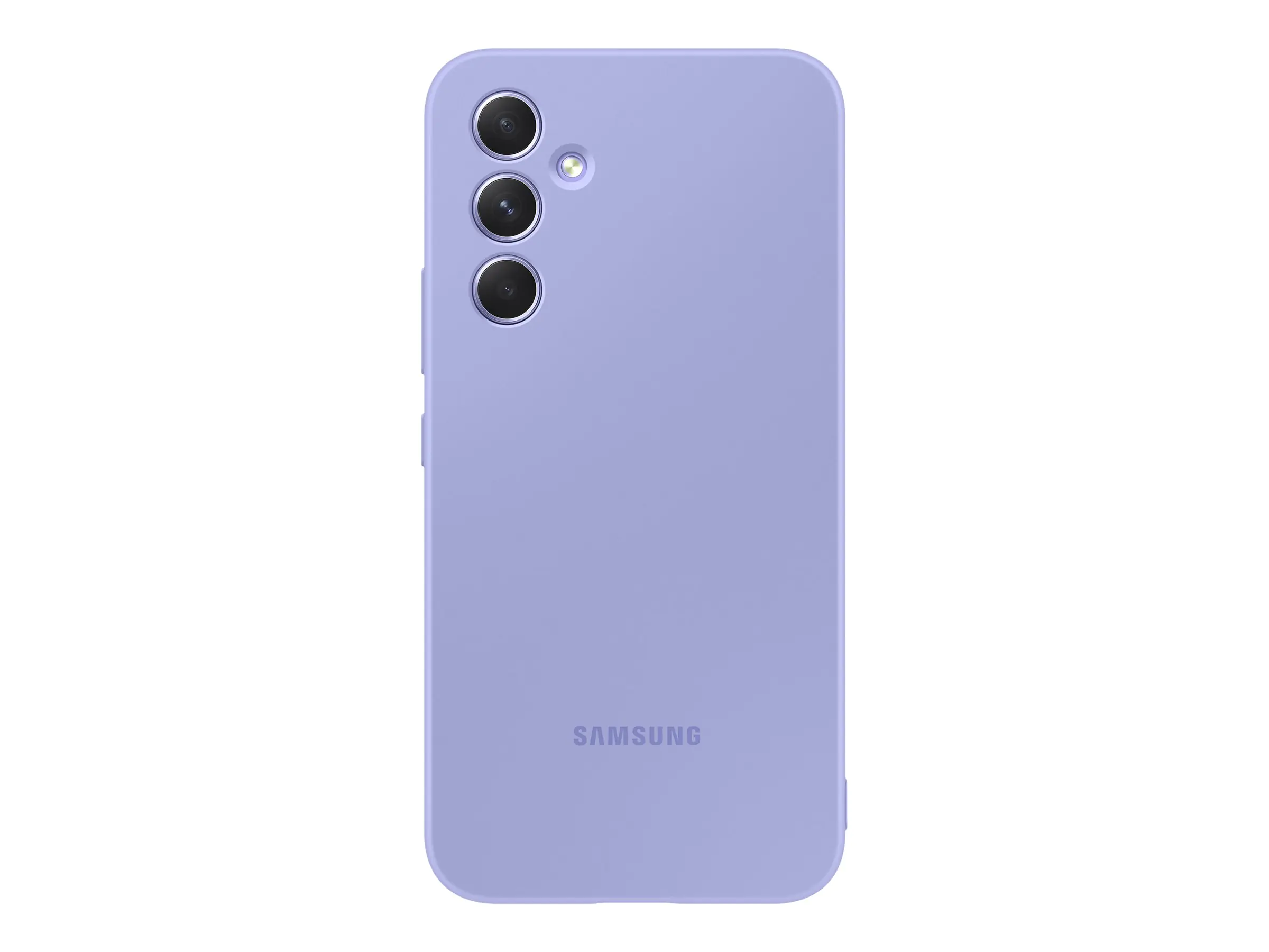 Samsung EF-PA546 - Hintere Abdeckung für Mobiltelefon - Silikon - Blueberry - für Galaxy A54