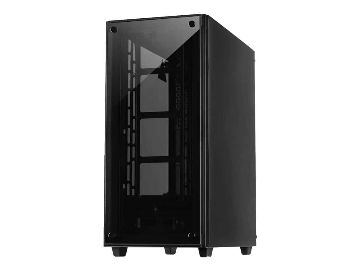 Inter-Tech C-303 Mirror - Tower - ATX - Seitenteil mit Fenster (gehärtetes Glas) - keine Spannungsversorgung (ATX) - USB/Audio