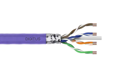 Digitus - Bulkkabel - 100 m - U/FTP - CAT 6 - lila, RAL 4005