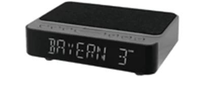 Soundmaster UR250AN, Funkgesteuerte Uhr, Schwarz, DAB+, FM, 5 W, LED, 150 mm