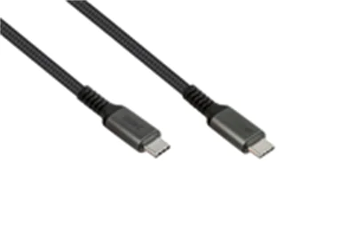 Good Connections USB 2.0 Lade- und Datenkabel 240W USB-C Stecker an anthrazit 1m - Mit dem - Kab