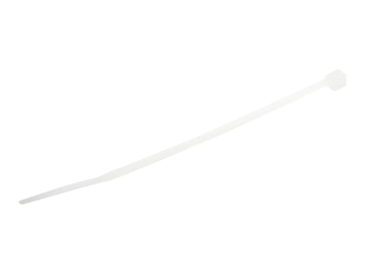 StarTech Kabelbinder 100x2 mm - Selbstsichernde Nylon-Kabelbinder mit Gebogener Spitze, Bündeldurchmesser bis zum 22 mm, 8 kg Zugfestigkeit, 94V-2/UL, 1000 Stück - Weiß (CBMZT4NK) - Kabelbinder - 10.16 cm - weiß - TAA-konform (Packung mit 1000) StarTech Kabelbinder 100x2 mm - Selbstsichernde Nylon-Kabelbinder mit Gebogener Spitze, Bündeldurchmesser bis zum 22 mm, 8 kg Zugfestigkeit, 94V-2/UL, 1000 Stück - Weiß (CBMZT4NK) - Kabelbinder - 10.16 cm - weiß - TAA-konform (Packung mit 1000)