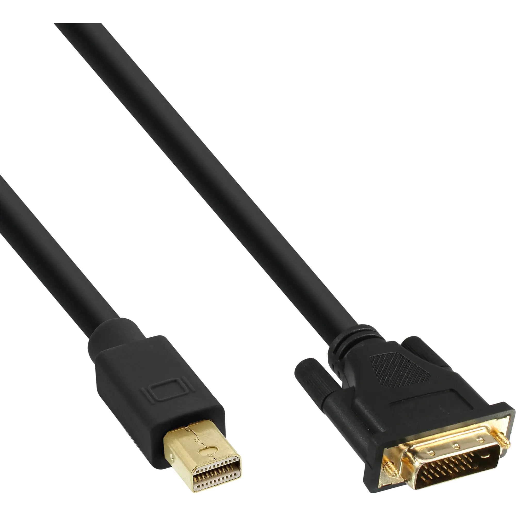 InLine - DisplayPort-Adapter - Mini DisplayPort (M) bis DVI-D (M) - 3 m - Schwarz