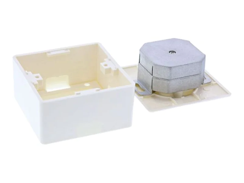 InLine - Wanddose - CAT 5e - STP - RJ-45 X 2 - Pure White