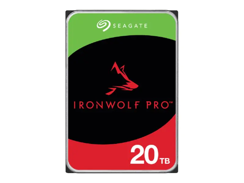 Seagate IronWolf Pro ST20000NT001 - Festplatte - 20 TB - intern - 3.5" (8.9 cm) - SATA 6Gb/s - 7200 rpm - Puffer: 256 MB - mit 3 Jahre Seagate Rescue Datenwiederherstellung