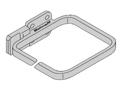 SCHROFF VARISTAR - Kabelverteilungsring - Schwarz (Packung mit 4)