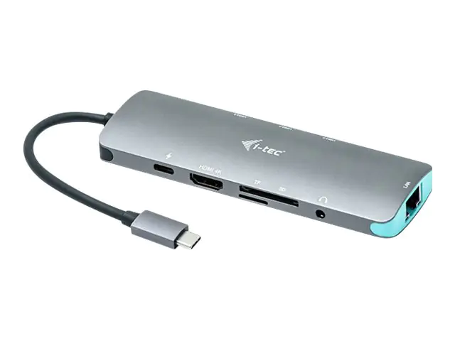 i-tec USB-C Metal Nano Docking Station 4K HDMI C31NANODOCKLANPD
