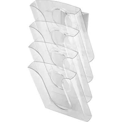 Leitz Prospekthalter Presenter 26,2 x 26,1 x 22 cm (B x H x T) DIN A4 Polystyrol glasklar 1 Fach 4 St./Pack. Leitz Prospekthalter Presenter 26,2 x 26,1 x 22 cm (B x H x T) DIN A4 Polystyrol glasklar 1 Fach 4 St./Pack.