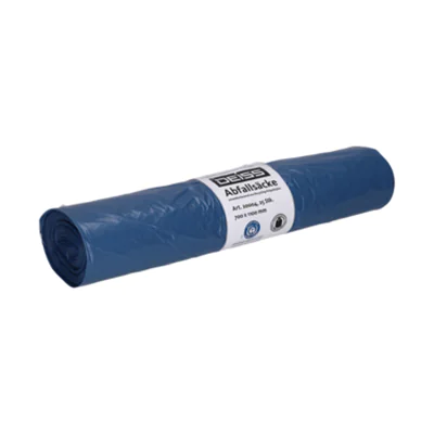 STANDARD Müllsack 70 x 100 cm (B x H) 120l LDPE, 98 % recycelt blau 25 St./Pack.