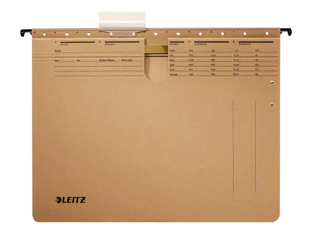 Leitz Hängehefter ALPHA® DIN A4 250g/m² Natronkarton, recycelt naturbraun 25 St./Pack.