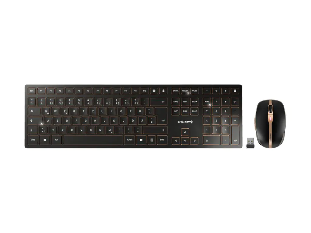 Cherry DW 9100 SLIM - Tastatur-und-Maus-Set JD-9100DE-2