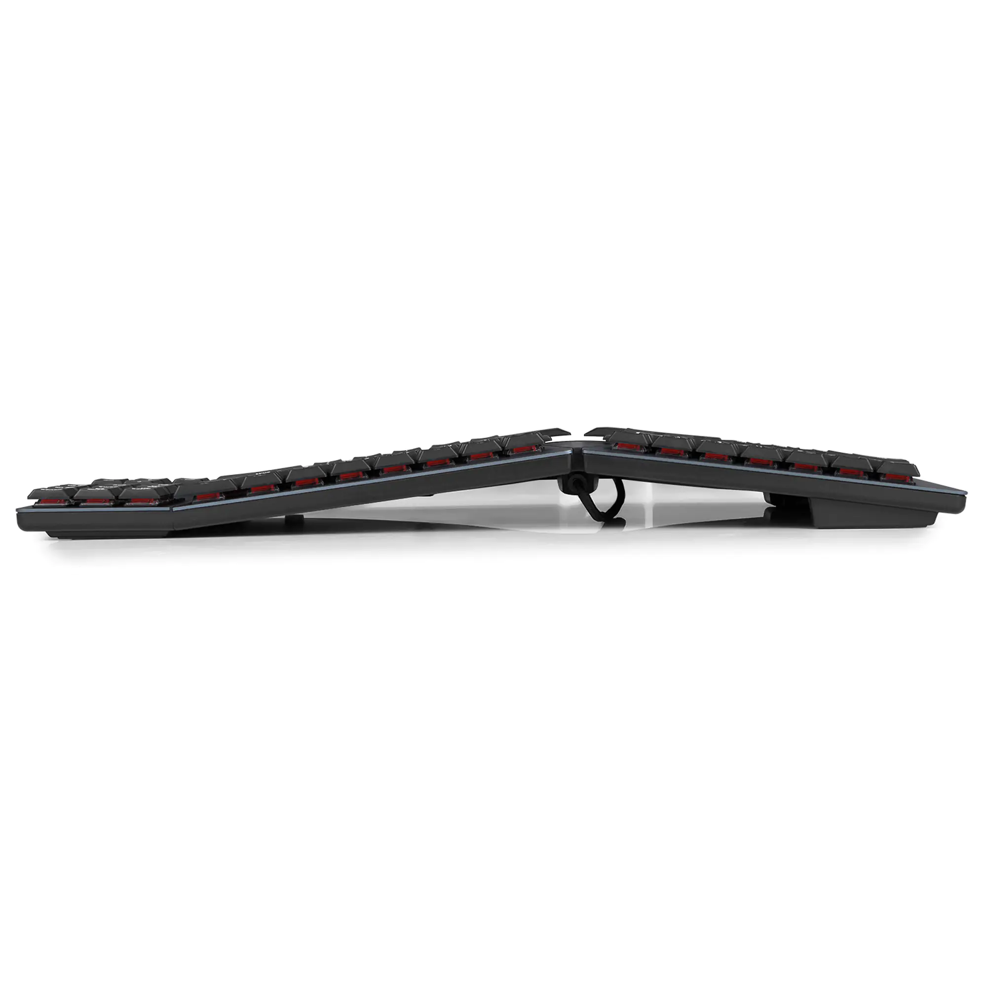 Perixx PERIBOARD-335 DE BR Kabelgebundene ergonomische mechanische kompakte Tastatur - Tasta