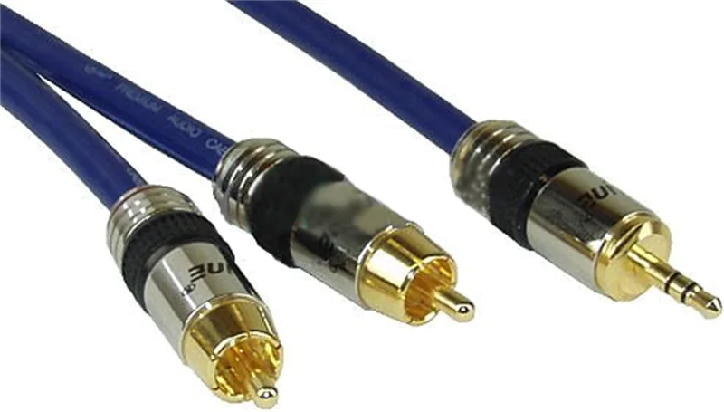 InLine Premium - Audiokabel - Stereo Mini-Klinkenstecker männlich zu RCA männlich - 5 m InLine Premium - Audiokabel - Stereo Mini-Klinkenstecker männlich zu RCA männlich - 5 m