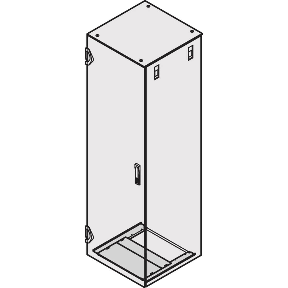 SCHROFF VARISTAR - Rack-Bodenplatte - RAL 7021 23130002