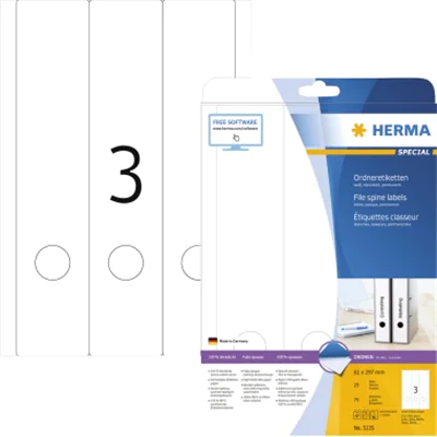 HERMA Ordneretikett 5135 lang/breit sk ws 75 St./Pack.