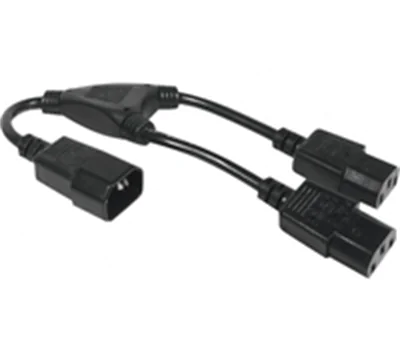 exertis Connect Hypertec 808430-HY - 0,3 m - C14-Koppler - 2 x C13-Koppler - Schwarz exertis Connect Hypertec 808430-HY - 0,3 m - C14-Koppler - 2 x C13-Koppler - Schwarz