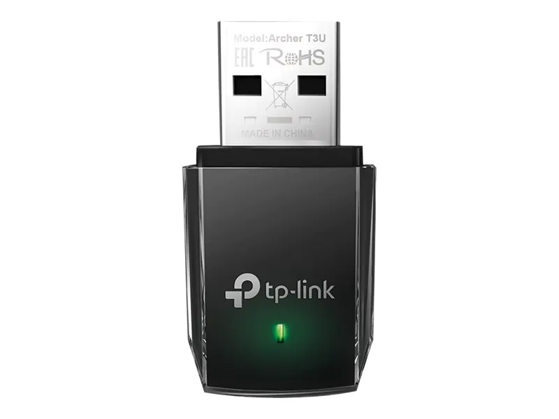 TP-Link Archer T3U - Netzwerkadapter - USB 3.0 - Wi-Fi 5 TP-Link Archer T3U - Netzwerkadapter - USB 3.0 - Wi-Fi 5