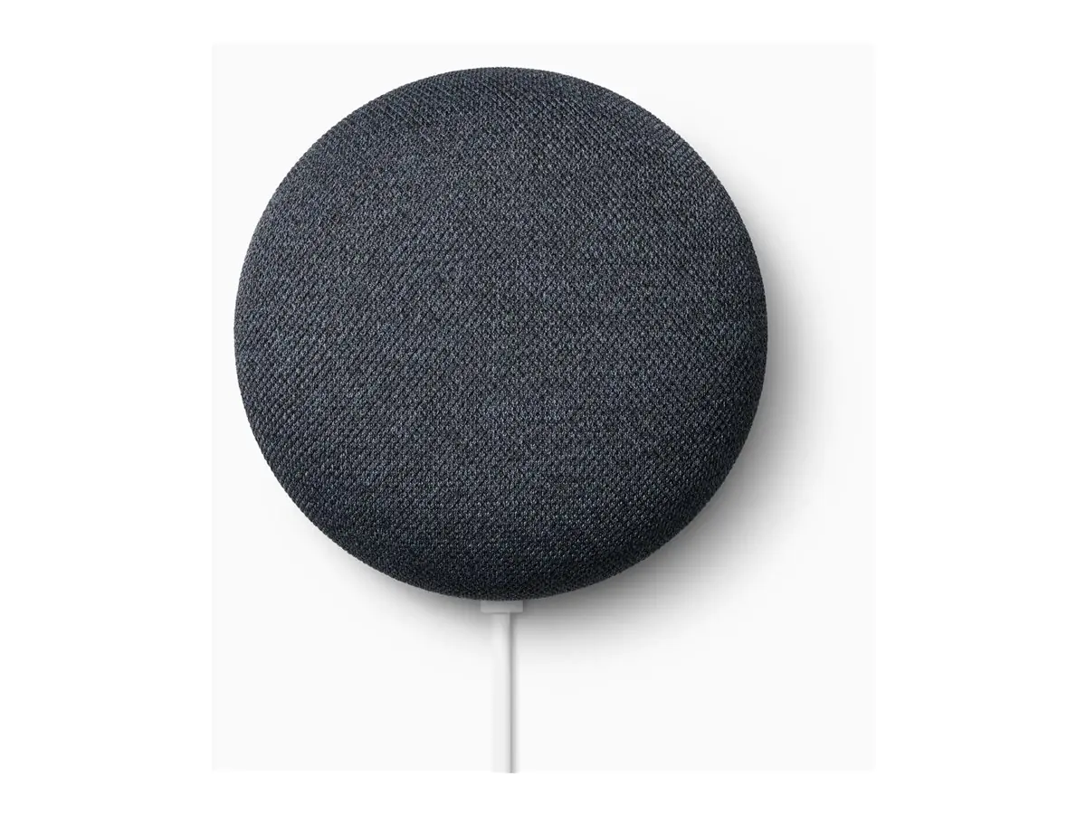 Google Nest Mini - Gen 2 - Smart-Lautsprecher - Wi-Fi, Bluetooth - holzkohlefarben