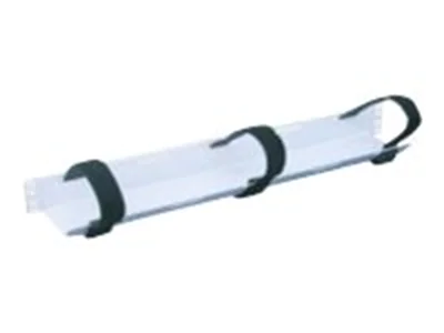 apraNET - Kabelführungsplatte für Schaltschrank - Hellgrau, RAL 7035 - 1U - 48.3 cm (19")