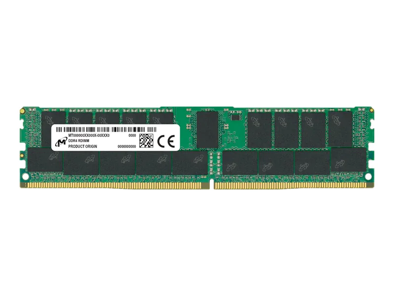 Micron - DDR4 - Modul - 64 GB - DIMM 288-PIN - 3200 MHz / PC4-25600 - CL22 - 1.2 V - registriert - ECC Micron - DDR4 - Modul - 64 GB - DIMM 288-PIN - 3200 MHz / PC4-25600 - CL22 - 1.2 V - registriert - ECC
