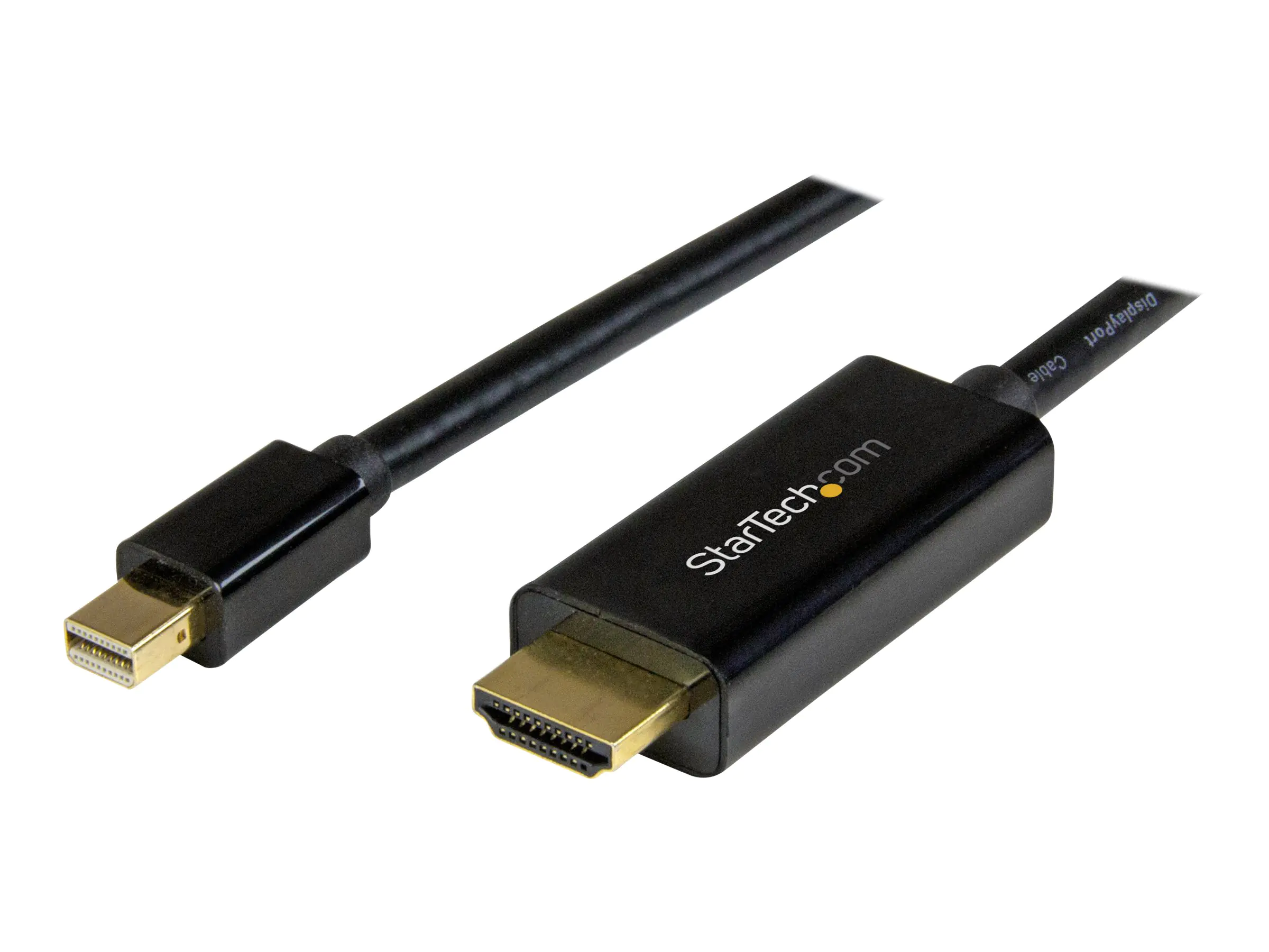 StarTech 1m Mini DisplayPort auf HDMI Konverterkabel - mDP zu HDMI Adapter mit Kabel Ultra HD 4K - Adapterkabel - Mini DisplayPort männlich zu HDMI männlich - 1 m - Schwarz - 4K Unterstützung StarTech 1m Mini DisplayPort auf HDMI Konverterkabel - mDP zu HDMI Adapter mit Kabel Ultra HD 4K - Adapterkabel - Mini DisplayPort männlich zu HDMI männlich - 1 m - Schwarz - 4K Unterstützung