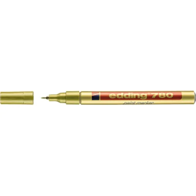 edding Lackmarker 780 4-780053 0,8mm Rundspitze permanent gold edding Lackmarker 780 4-780053 0,8mm Rundspitze permanent gold