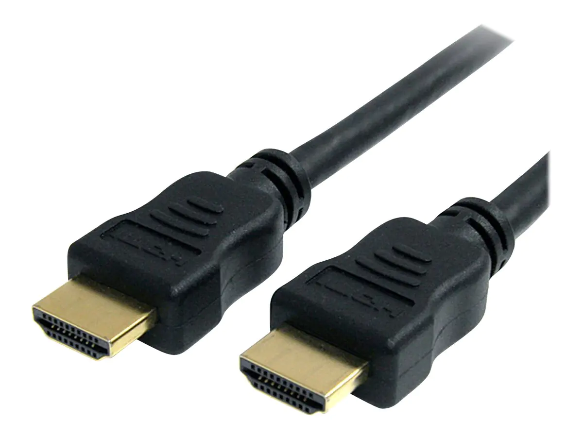 StarTech High-Speed-HDMI-Kabel mit Ethernet 2m (Stecker/Stecker) - Ultra HD 4k HDMI Kabel mit vergoldeten Kontakten - HDMI-Kabel mit Ethernet - HDMI männlich zu HDMI männlich - 2 m - Schwarz StarTech High-Speed-HDMI-Kabel mit Ethernet 2m (Stecker/Stecker) - Ultra HD 4k HDMI Kabel mit vergoldeten Kontakten - HDMI-Kabel mit Ethernet - HDMI männlich zu HDMI männlich - 2 m - Schwarz