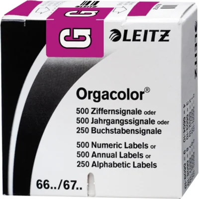 Leitz Buchstabensignal Orgacolor 66121000 C rot 250 St./Pack. Leitz Buchstabensignal Orgacolor 66121000 C rot 250 St./Pack.