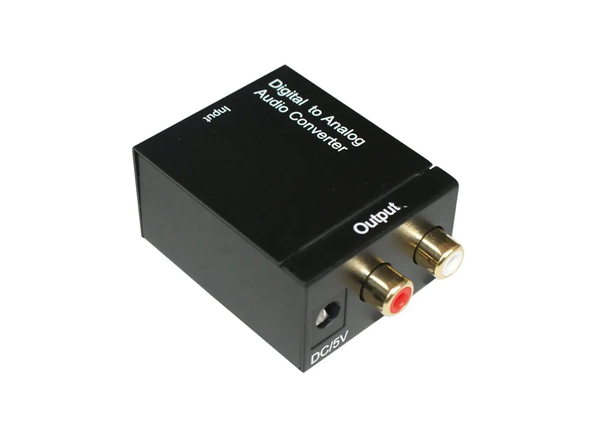VALUE Analog-Digital-Audiowandler - Schwarz 14.99.3441