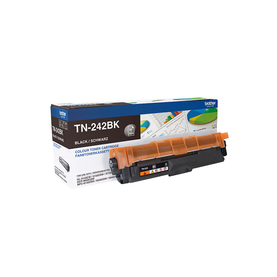 Brother TN242BK - Schwarz - Original - Tonerpatrone - für Brother DCP-9017, DCP-9022, HL-3142, HL-3152, HL-3172, MFC-9142, MFC-9332, MFC-9342 Brother TN242BK - Schwarz - Original - Tonerpatrone - für Brother DCP-9017, DCP-9022, HL-3142, HL-3152, HL-3172, MFC-9142, MFC-9332, MFC-9342