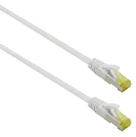Helos ultra flex - Patch-Kabel - RJ-45 (M) zu RJ-45 (M) - 25 m - S/FTP - CAT 6a - halogenfrei - weiß