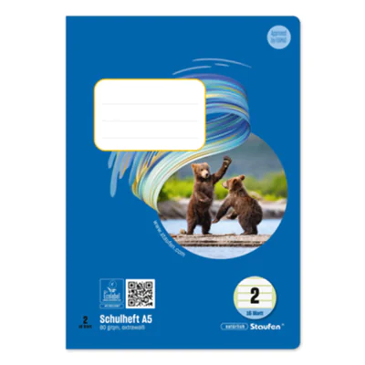 Ursus Schulhefte Style Lineatur 2 liniert DIN A5 - Bürokleinmaterial - A5 040516002