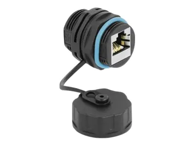 Delock Netzwerkkoppler - RJ-45 (W) abgedichtet zu RJ-45 (W) 86695