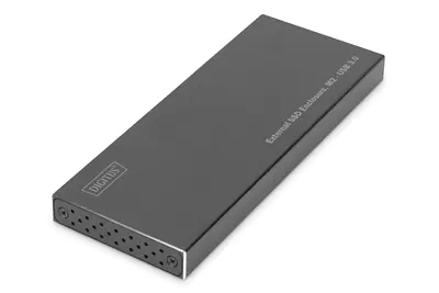 DIGITUS DA-71111 - Speichergehäuse - M.2 - SATA 6Gb/s - 600 MBps - USB 3.0 - Schwarz