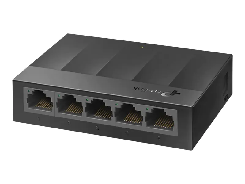 TP-Link LiteWave LS1005G - Switch - unmanaged - 5 x 10/100/1000 - Desktop, wandmontierbar TP-Link LiteWave LS1005G - Switch - unmanaged - 5 x 10/100/1000 - Desktop, wandmontierbar