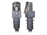 PatchSee Class6Patch - Patch-Kabel - RJ-45 (M) zu RJ-45 (M) - 2.1 cm - FTP - CAT 6 - geschirmt - Schwarz