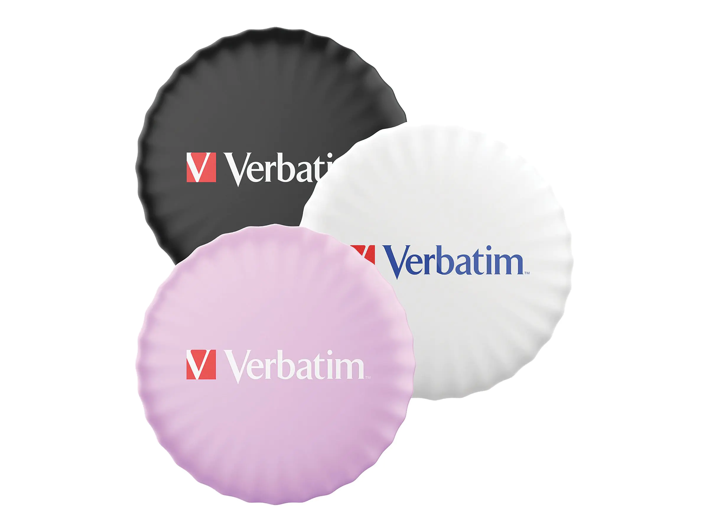 Verbatim My Finder - Anti-Verlust Bluetooth-Tag für Handy, Tablet, Notebook - Schwarz, weiß, lila (Packung mit 3) 32135
