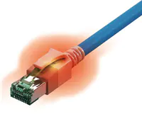 EasyLan Sacon 442623,1, 1 m, Cat6a, S/FTP (S-STP), RJ-45, RJ-45, Blau CS1OBADAD0010