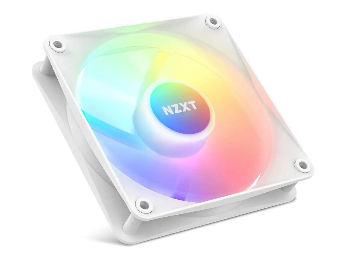 NZXT F Series F120 RGB Core Triple Pack - Gehäuselüfter - 120 mm - Mattes Weiß (Packung mit 3)