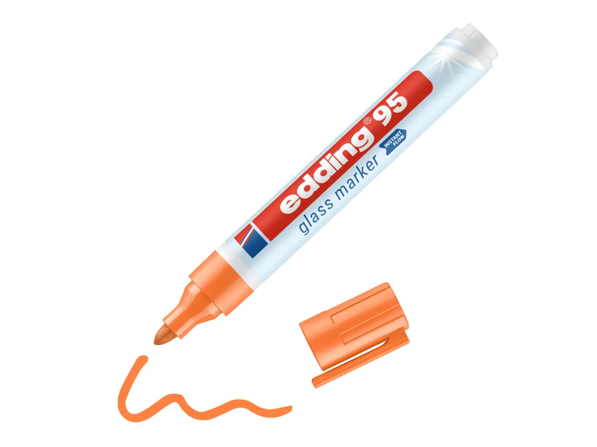 EDDING 95 - Marker - für Glas, Glasscheibe, Whiteboard 95006