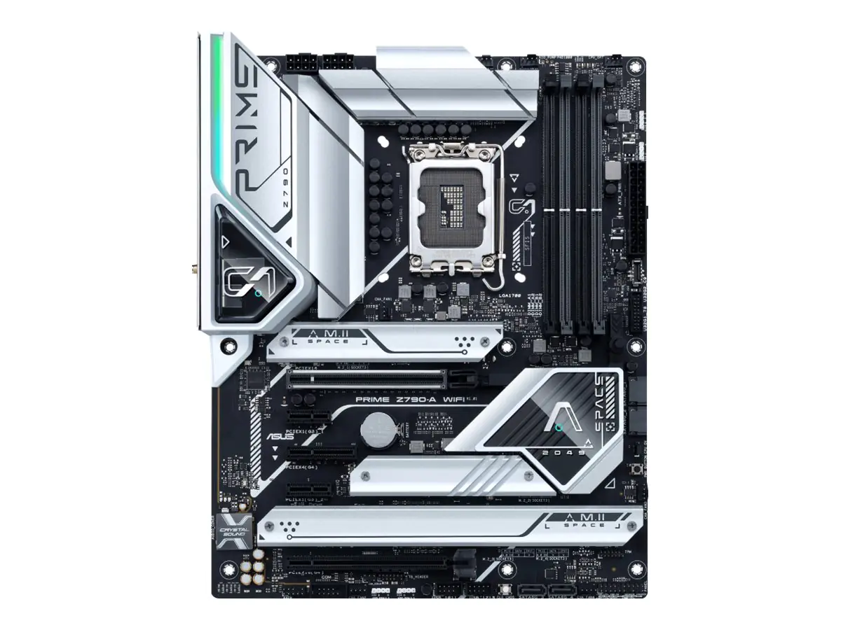 ASUS Prime Z790-A WIFI - Motherboard - ATX - LGA1700 Sockel - Z790 Chipsatz - USB-C 3.2 Gen 2x2, USB-C 3.2 Gen2, USB 3.2 Gen 1, USB 3.2 Gen 2 - 2.5 Gigabit LAN, Wi-Fi 6, Bluetooth - Onboard-Grafik (CPU erforderlich) 90MB1CS0-M0EAY0