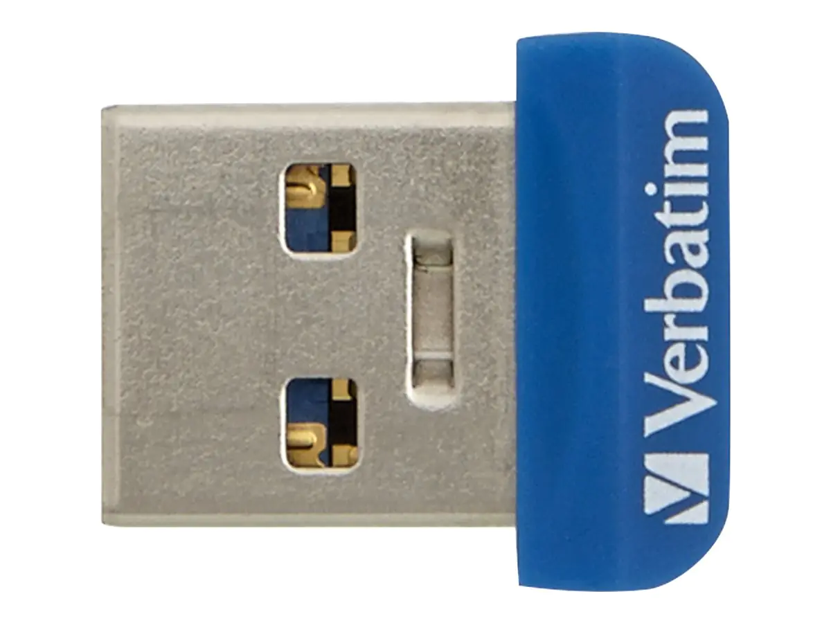 Verbatim Store 'n' Stay NANO - USB-Flash-Laufwerk - 32 GB - USB 3.0 - Blau Verbatim Store 'n' Stay NANO - USB-Flash-Laufwerk - 32 GB - USB 3.0 - Blau